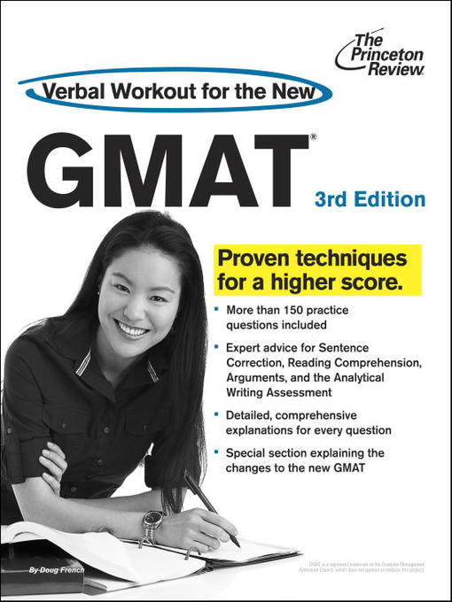 Title details for Verbal Workout for the New GMAT by Princeton Review - Available